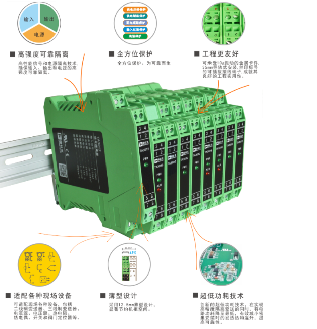 稳钛克TA3000系列信号隔离器